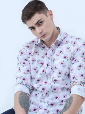 Premium - Floral Summer Light Cotton Full Shirt