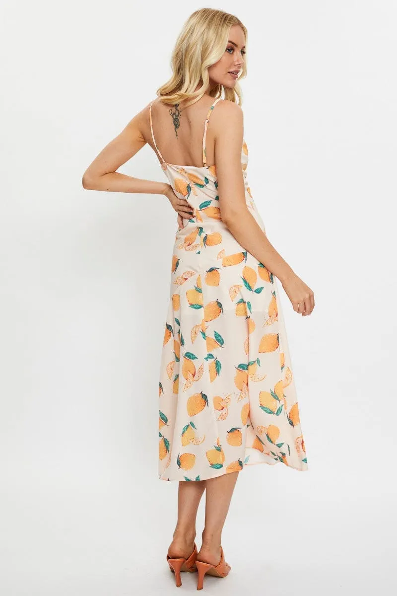 Print Slip Dress