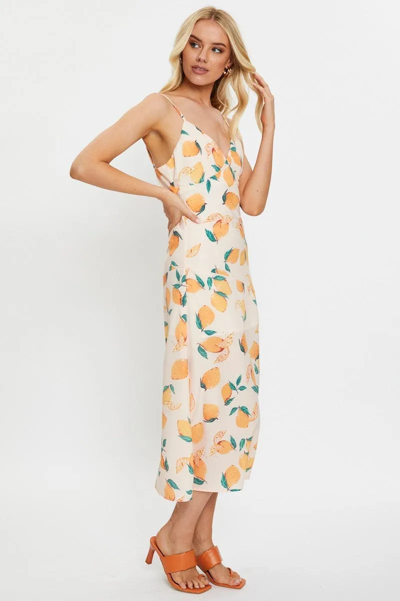 Print Slip Dress