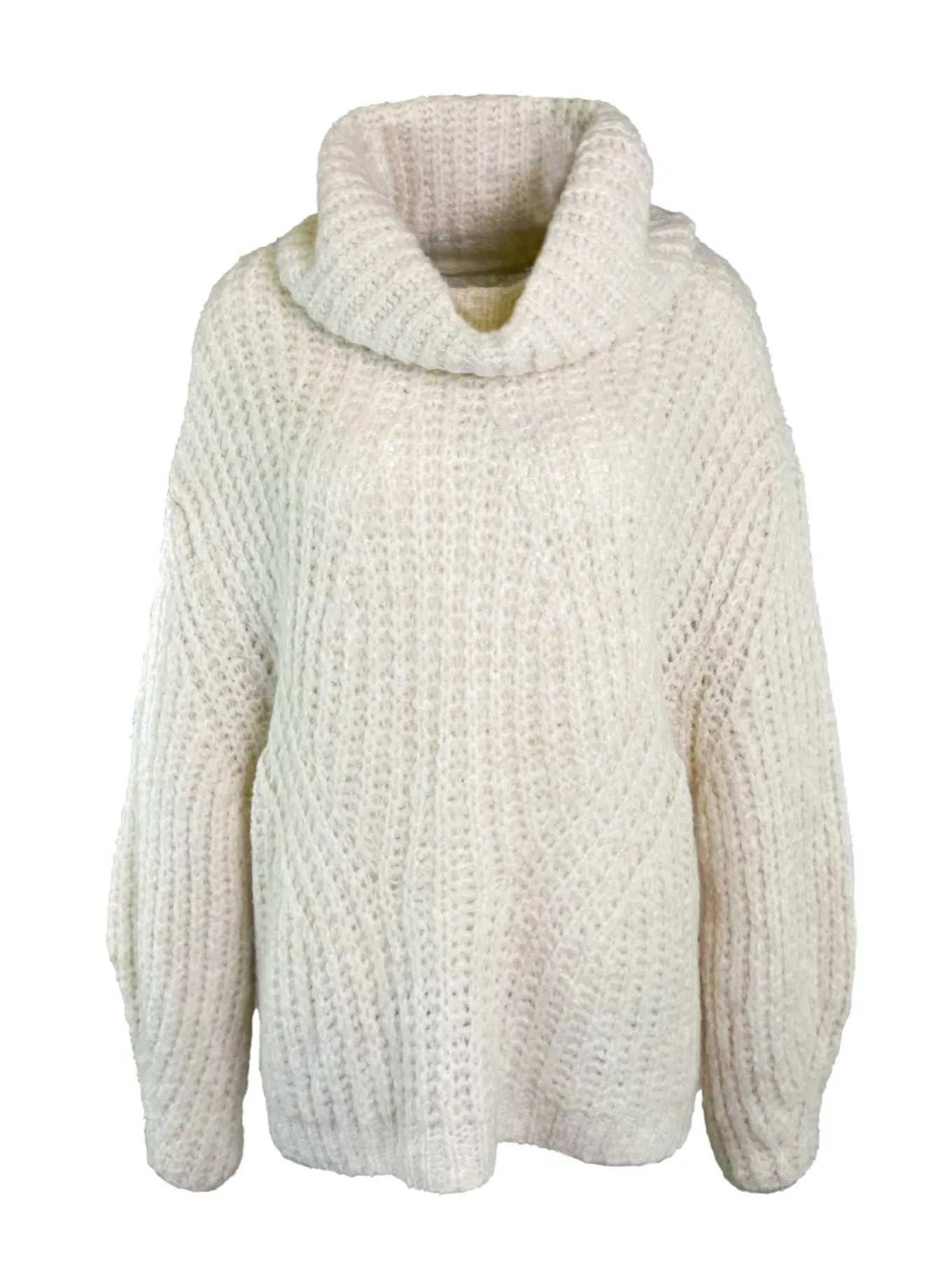 Pullover Rollkragen sand