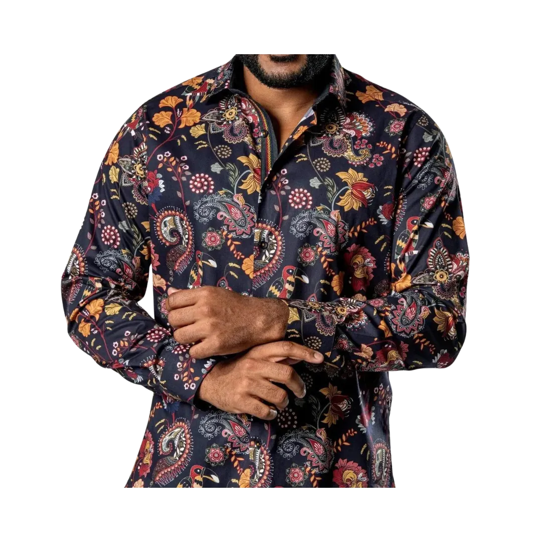 Ranger's Usa Men's Rafael Amaya Luxury Floral Shirt