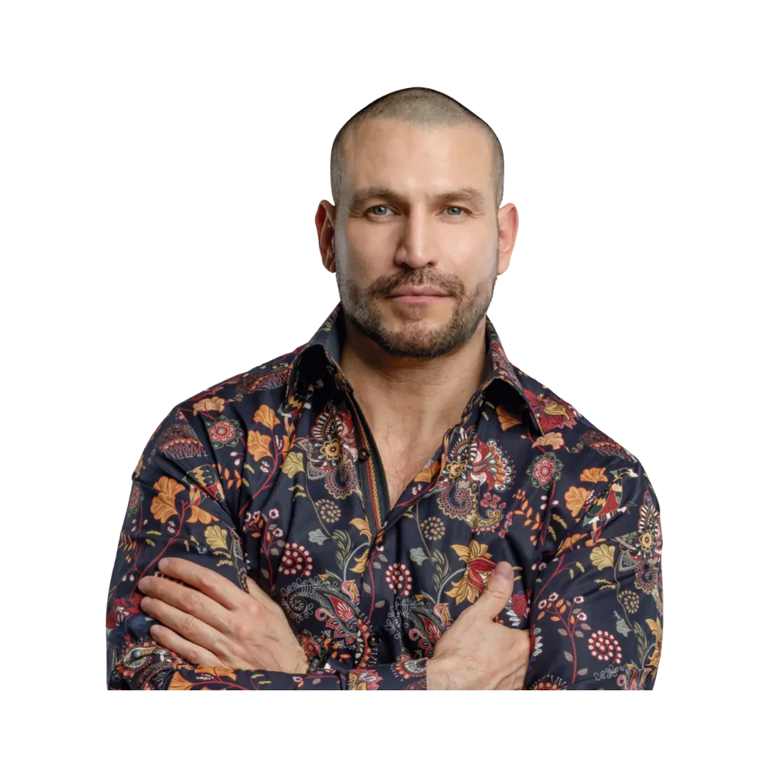 Ranger's Usa Men's Rafael Amaya Luxury Floral Shirt