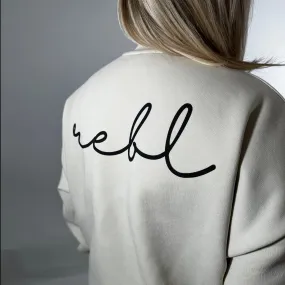 r.e.b.l Signature Luxe Stone Sweatshirt