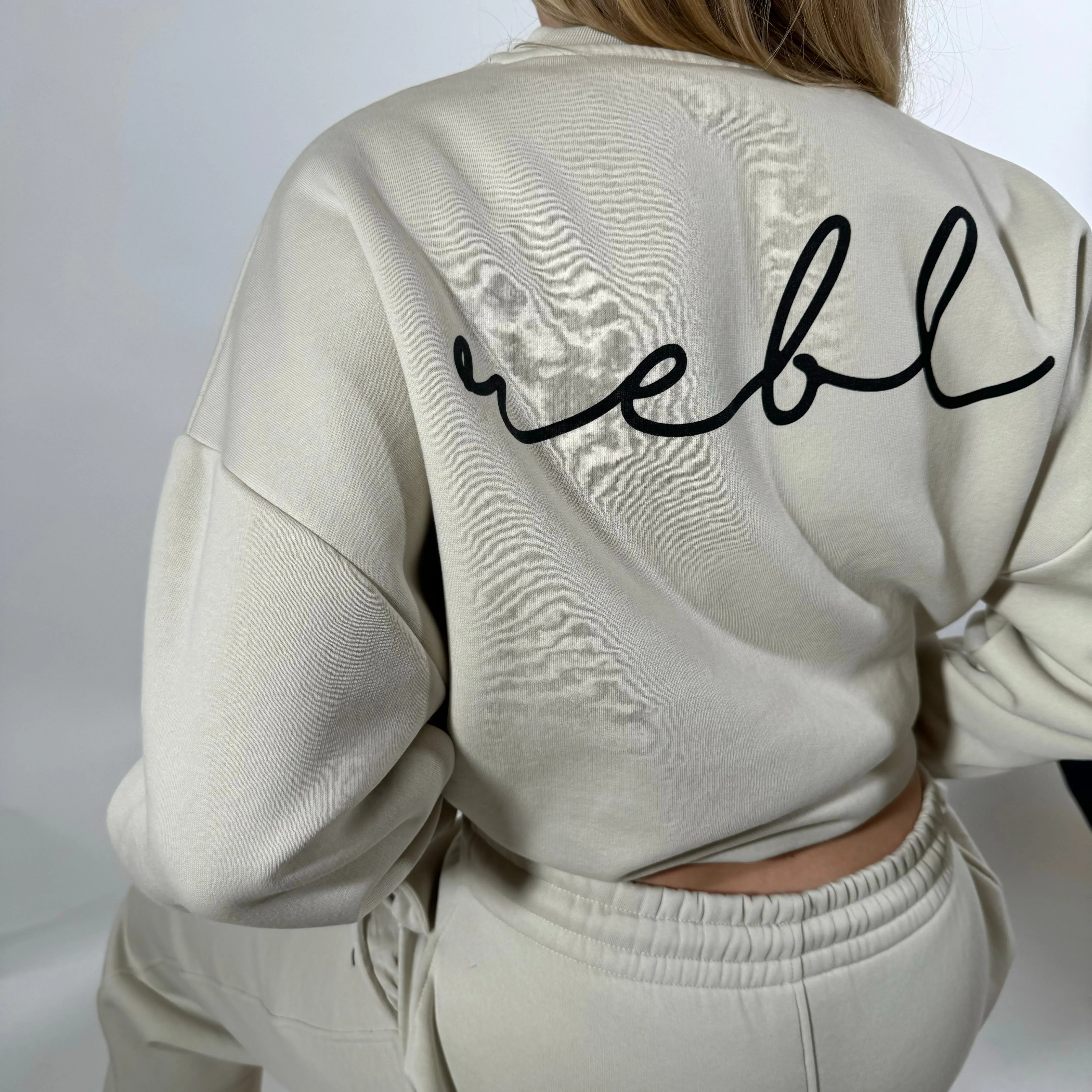 r.e.b.l Signature Luxe Stone Sweatshirt