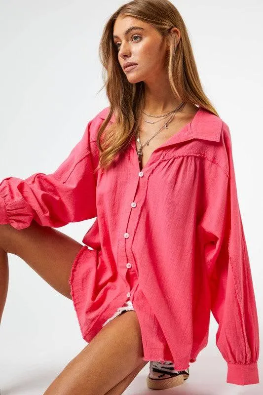 Relaxed Fit Cotton Shirt