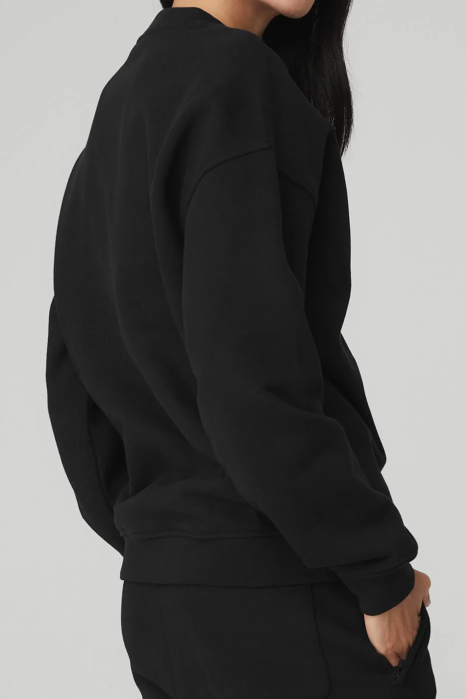 Renown Heavy Weight Crew Neck Pullover - Black