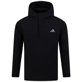 Ripstop Quarter Zip Hoodie Black - SS23