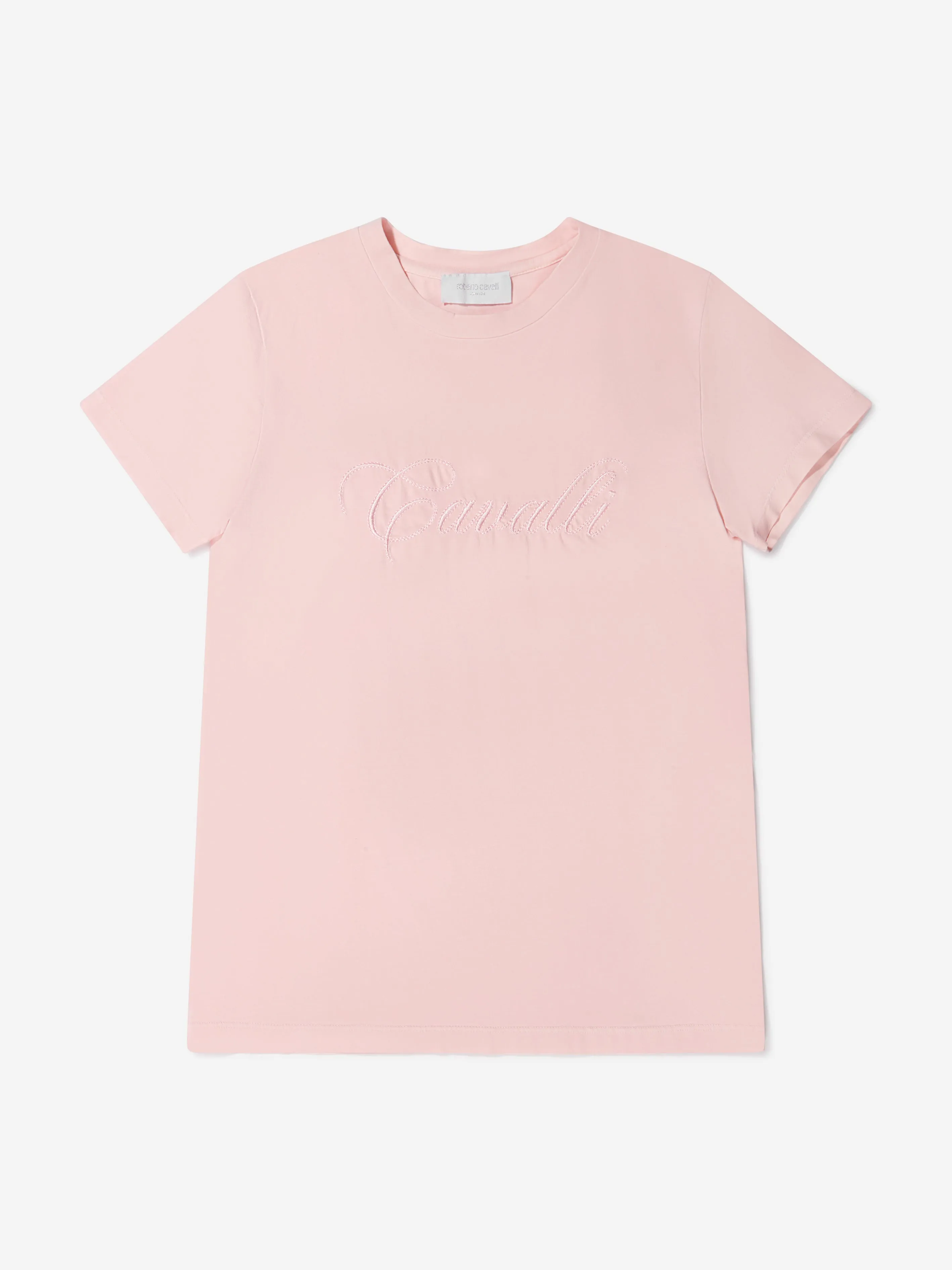 Roberto Cavalli Girls Cotton Logo T-Shirt