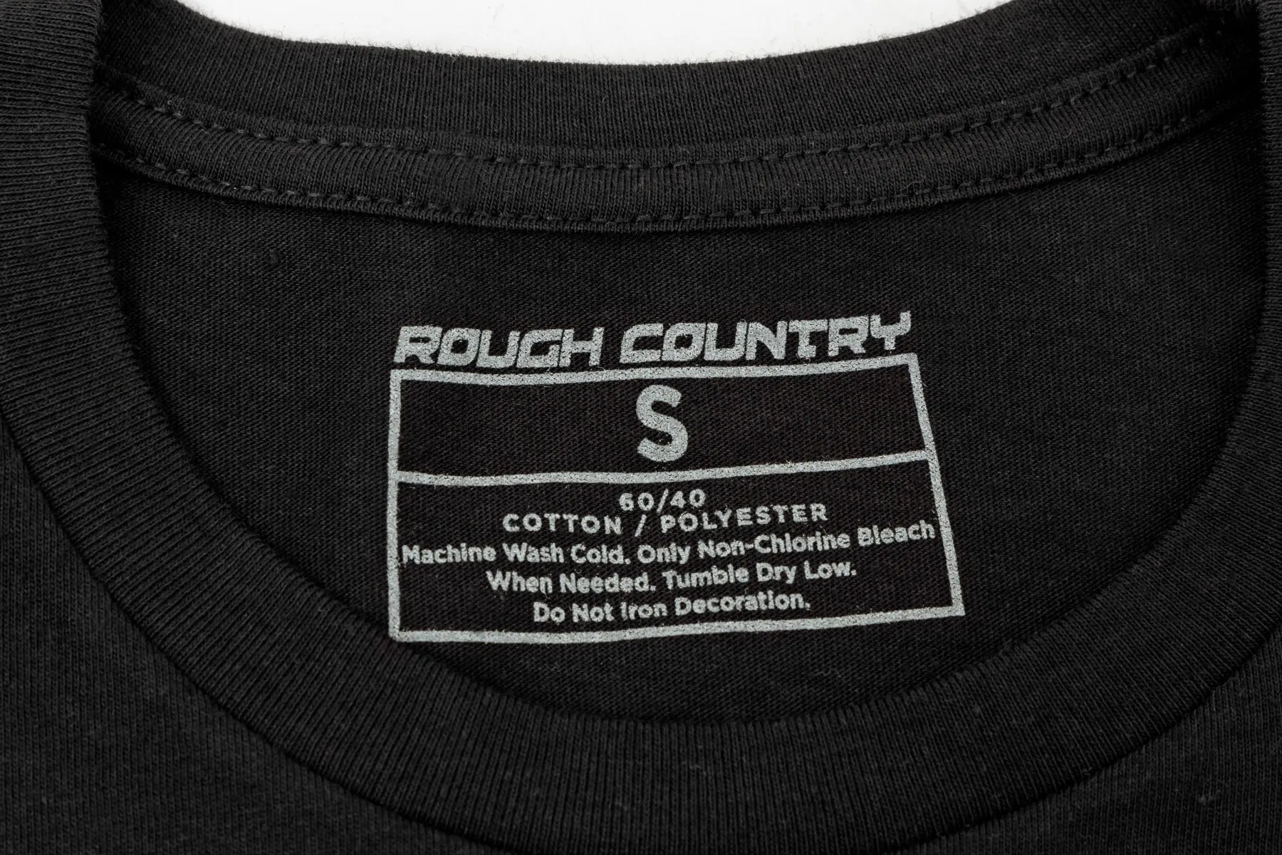 Rough Country T-Shirt - RC Lines - Black - LG