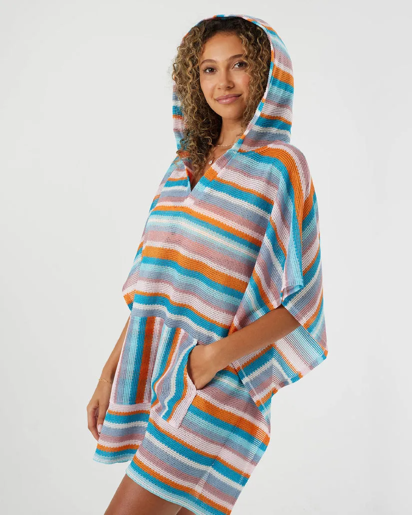 Roxy Salty Soul Poncho Beach Coverup