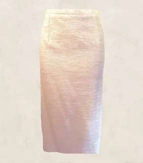 RUTY Paris Ivory Midi Pencil Skirt UK 10/12 US 6/8 EU 38/40