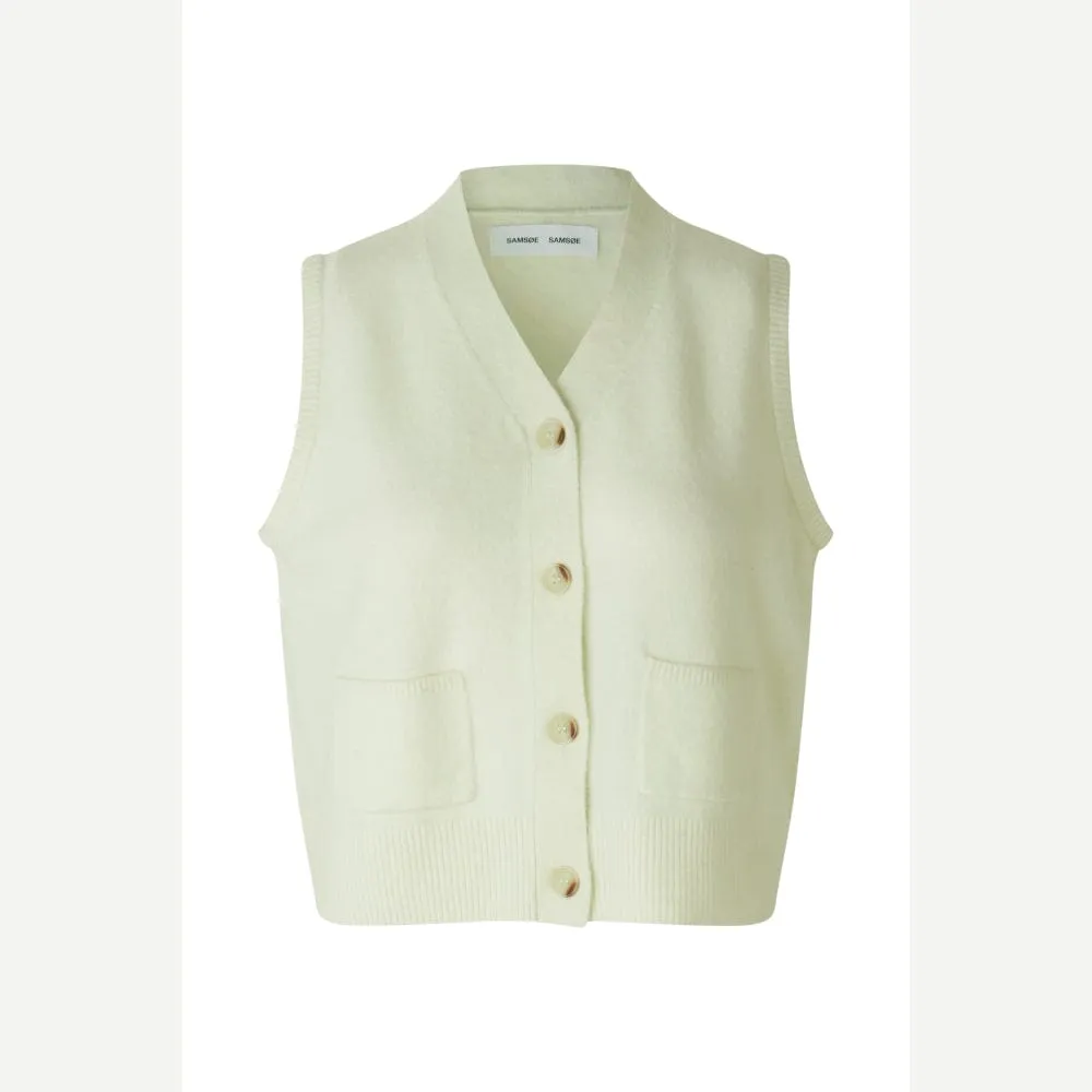 Samsøe Samsøe Megan Aloe Wash Vest 14709 In Green