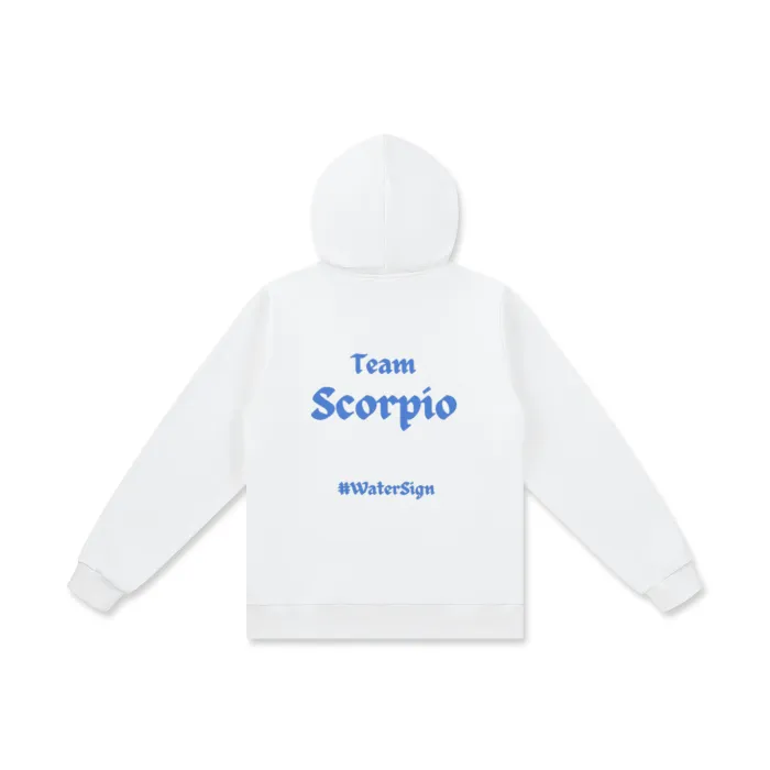 Scorpio Men's Cotton Zip Hoodie