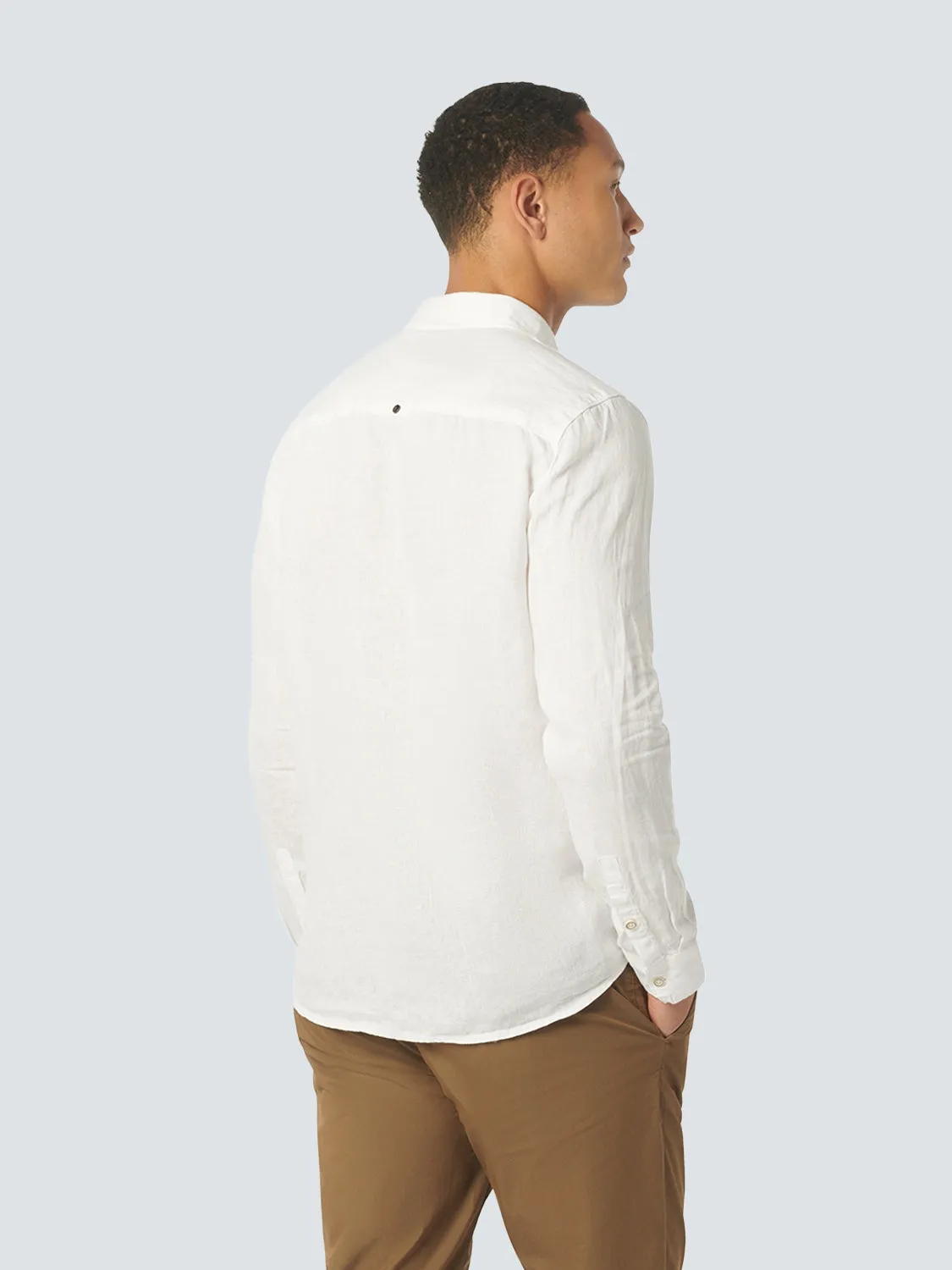 Shirt Linen Solid | White