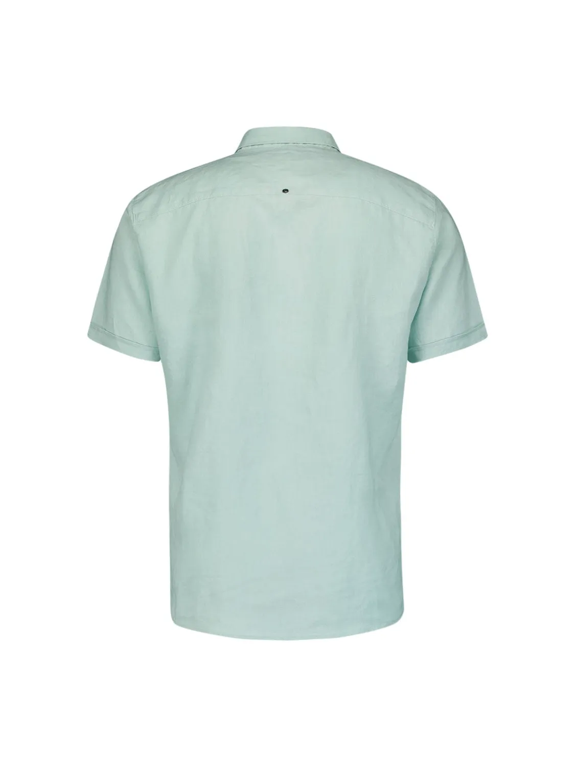 Shirt Short Sleeve Linen Solid | Mint