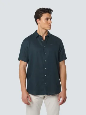 Shirt Short Sleeve Linen Solid | Night