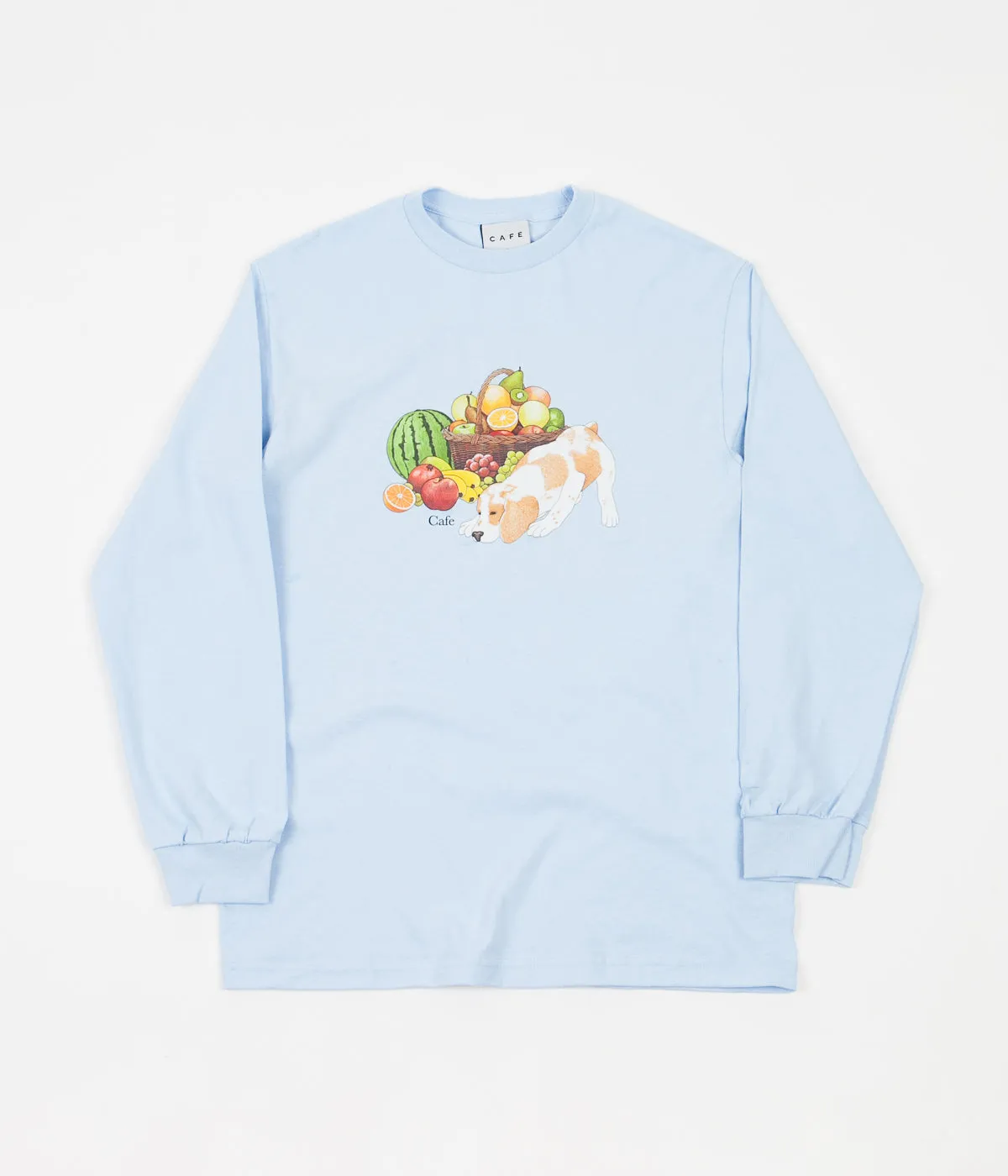 Skateboard Cafe Healthy Long Sleeve T-Shirt - Powder Blue