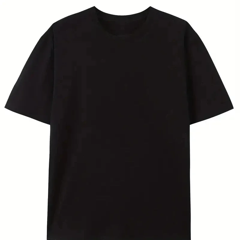 Sml -xlrge Men's Printed T. Streetwear. Cotton Short-sleeved.