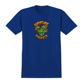 Spitfire Toxic Shrooms T Shirt Royal Blue