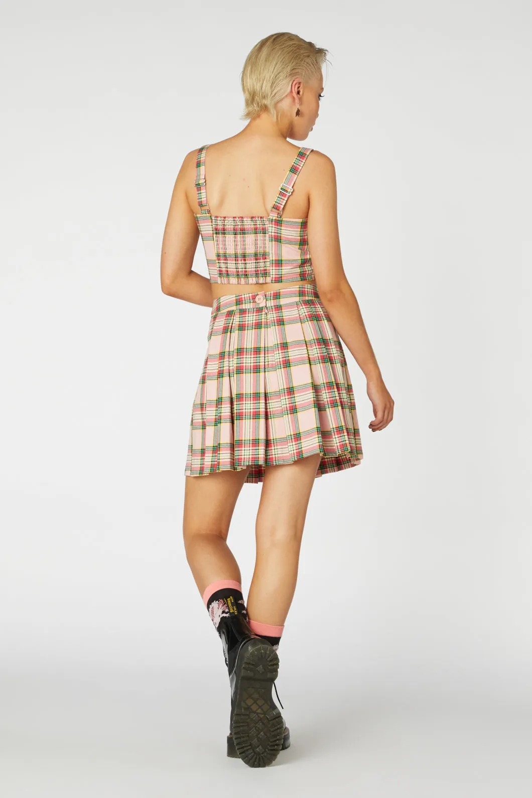 Spring Tartan Mini Skirt