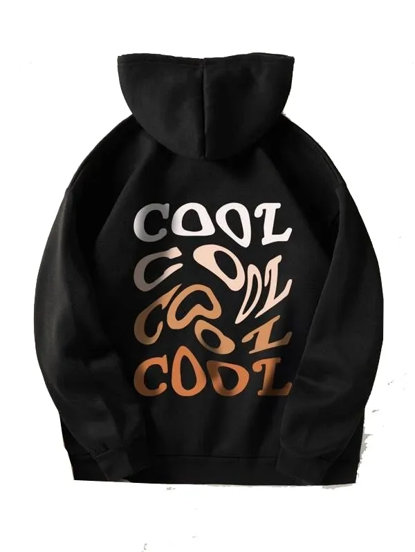 SXV  'COOL COOL COOL’ Printed Cool Aesthetic Sweatshirt Hoodie