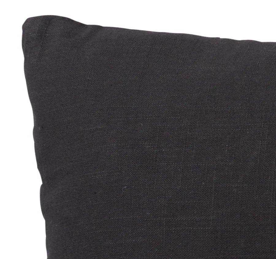 Tassel Chic 50x50cm Cushion Black