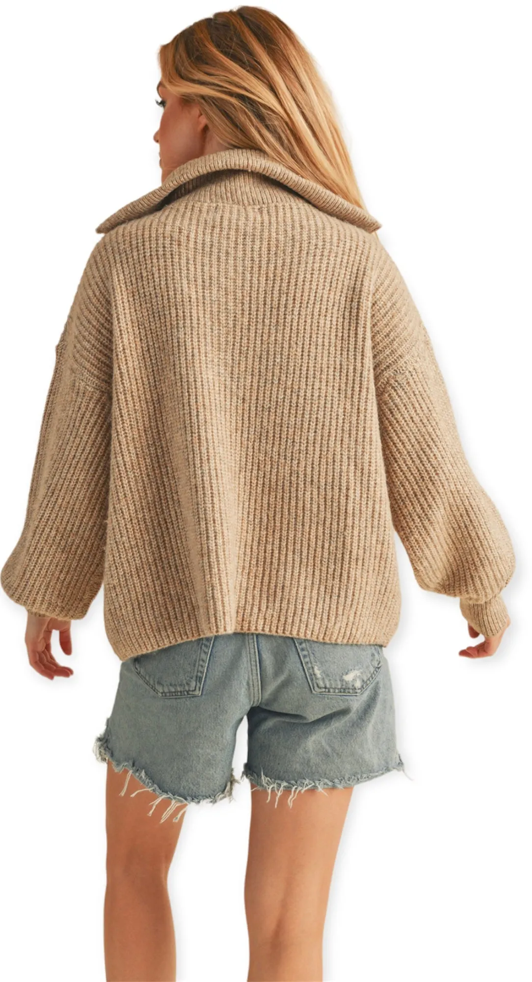 The Eva Sweater- Oat