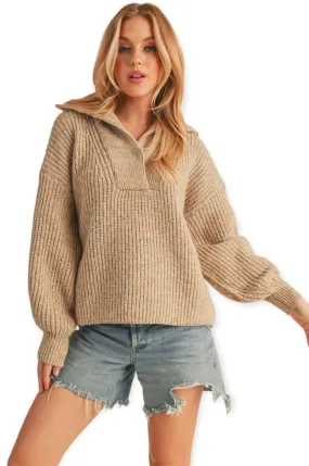 The Eva Sweater- Oat