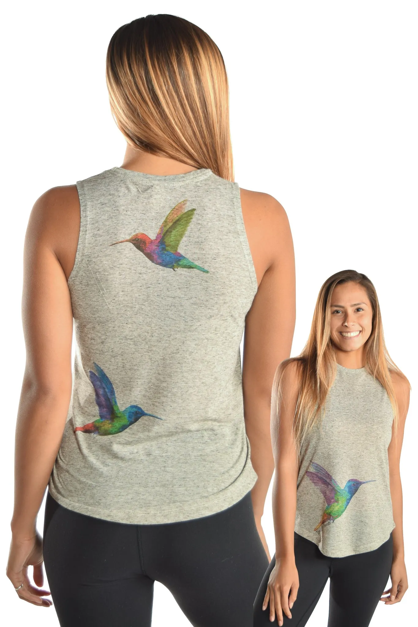 The Hummingbird  Linen Blend Boyfriend Tee