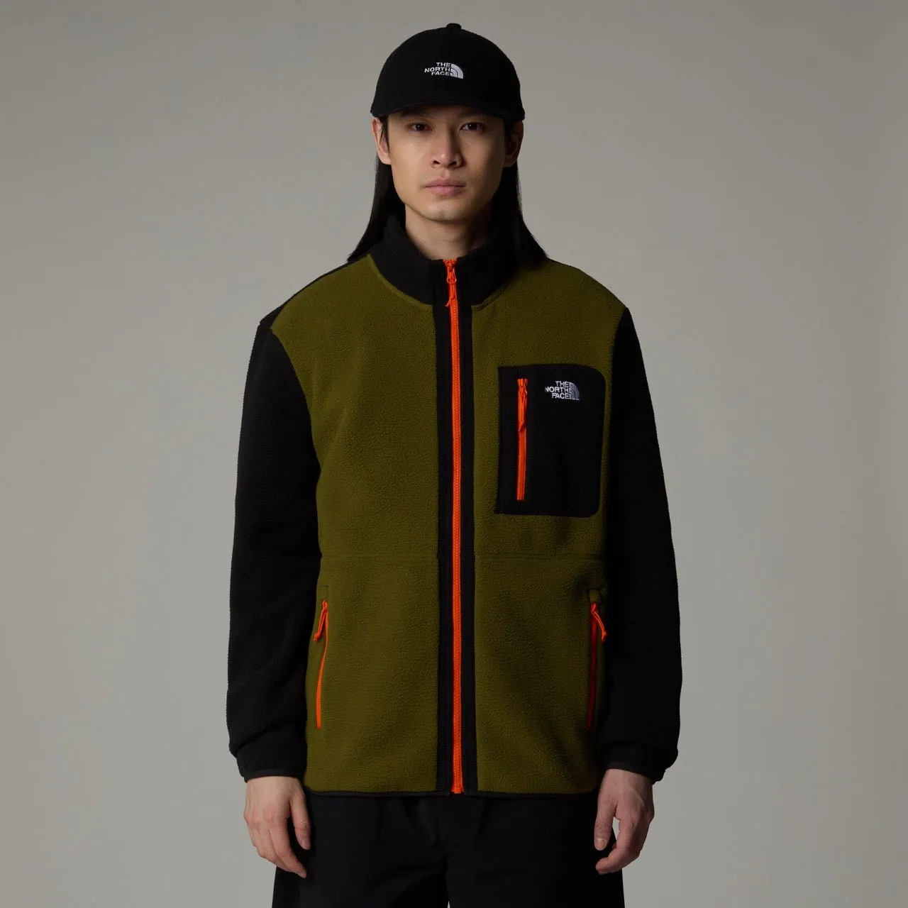 The North Face Men's Yumiori Full Zip Fleece Jacket Green