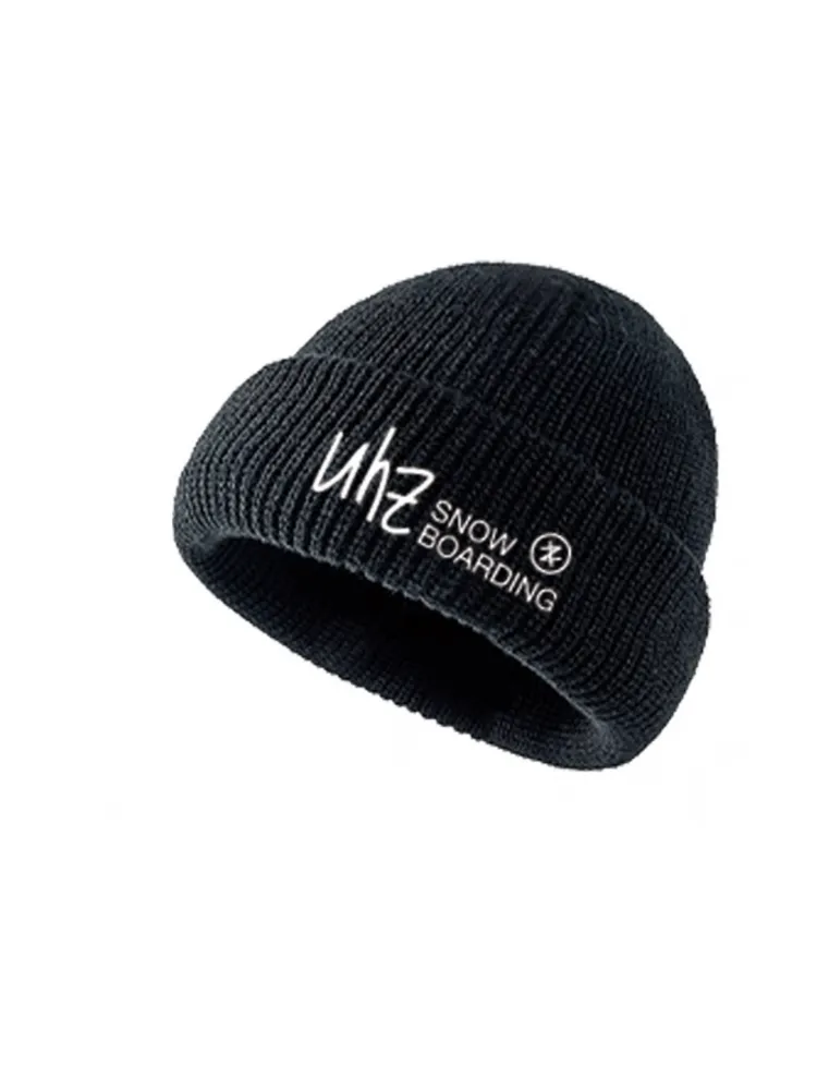 Uhznus Black Knit Beanie