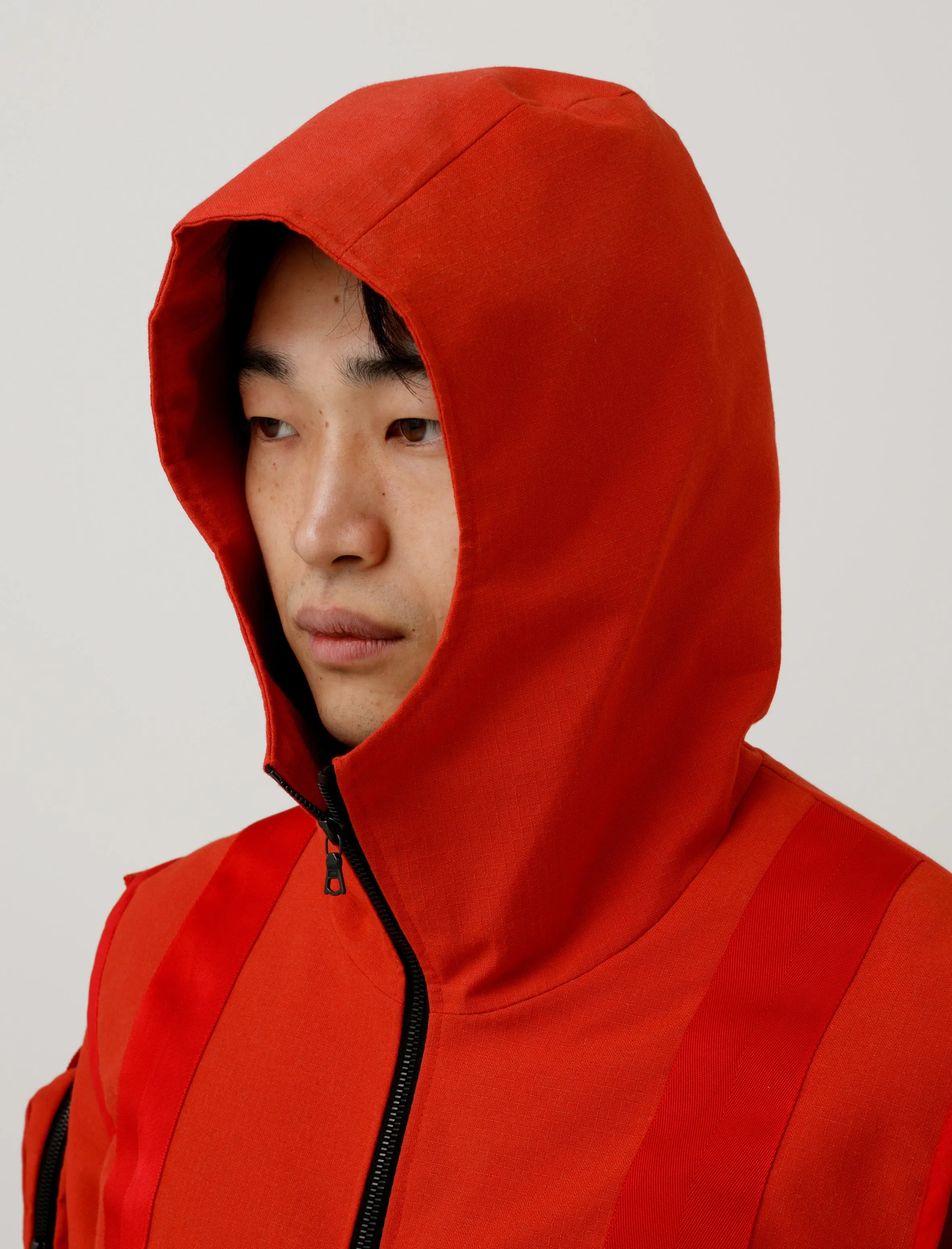 Velcro Anorak Red