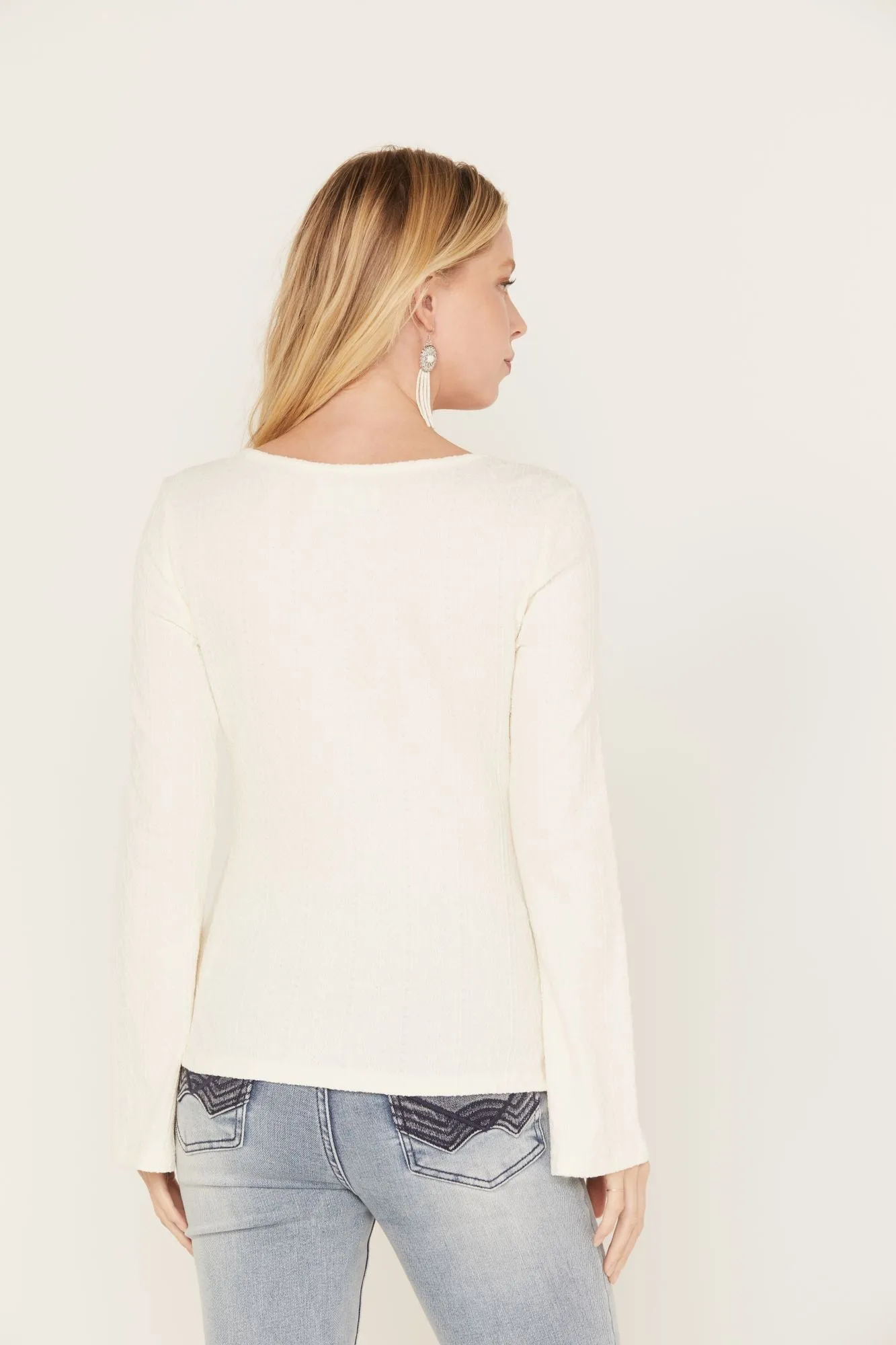 Wade Long Sleeve Henley Top