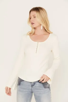 Wade Long Sleeve Henley Top