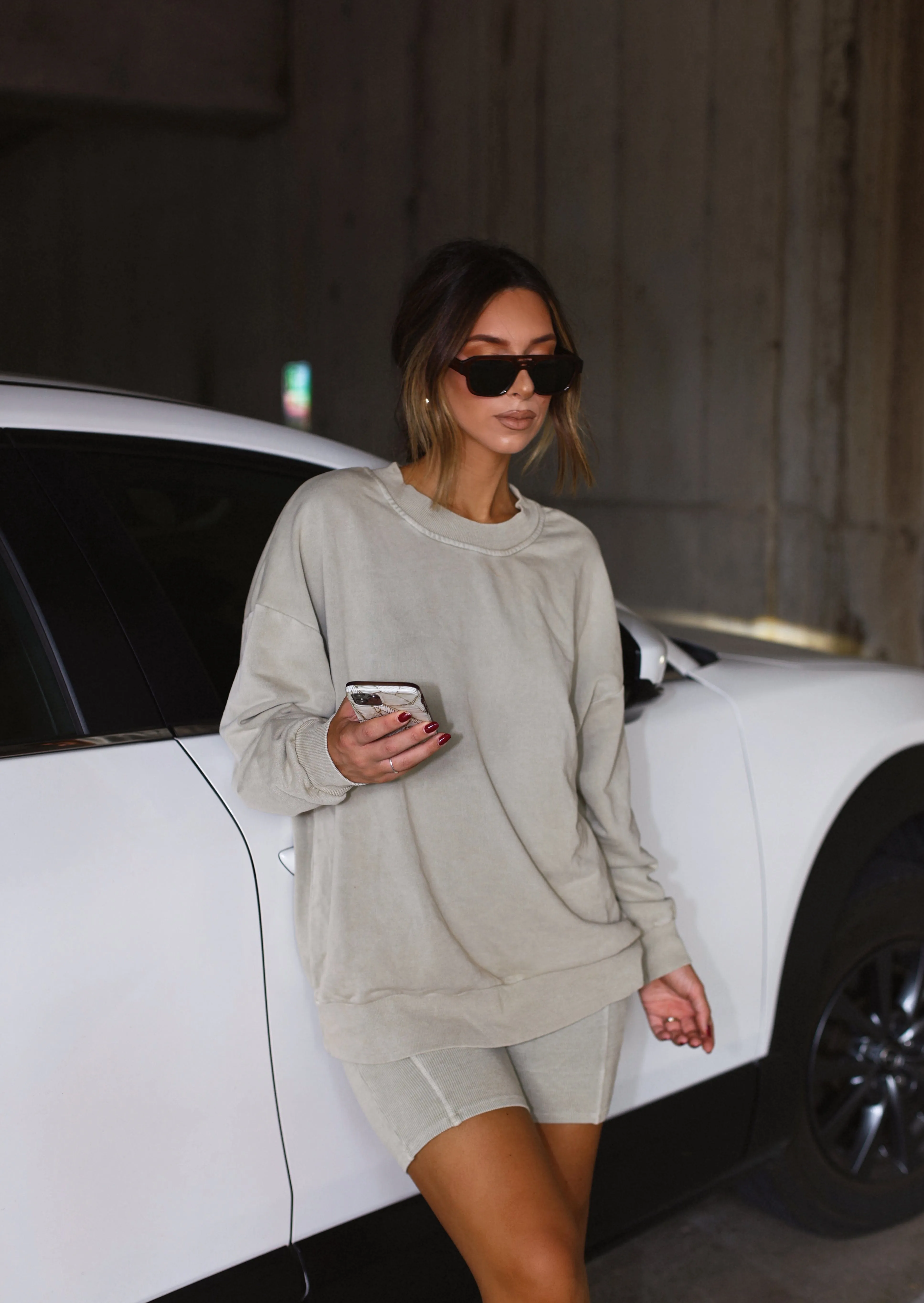 Washed Oversized Pullover