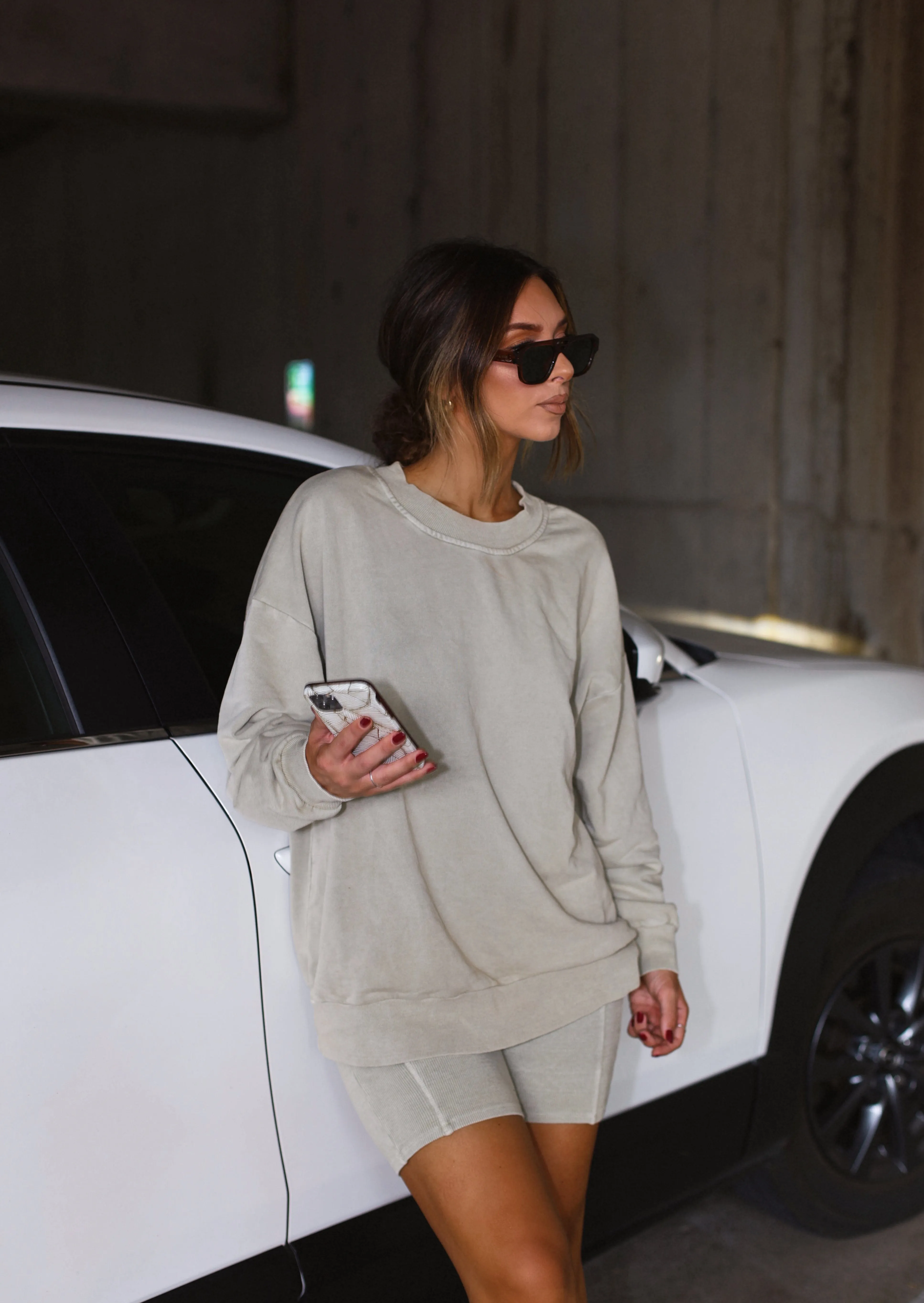 Washed Oversized Pullover