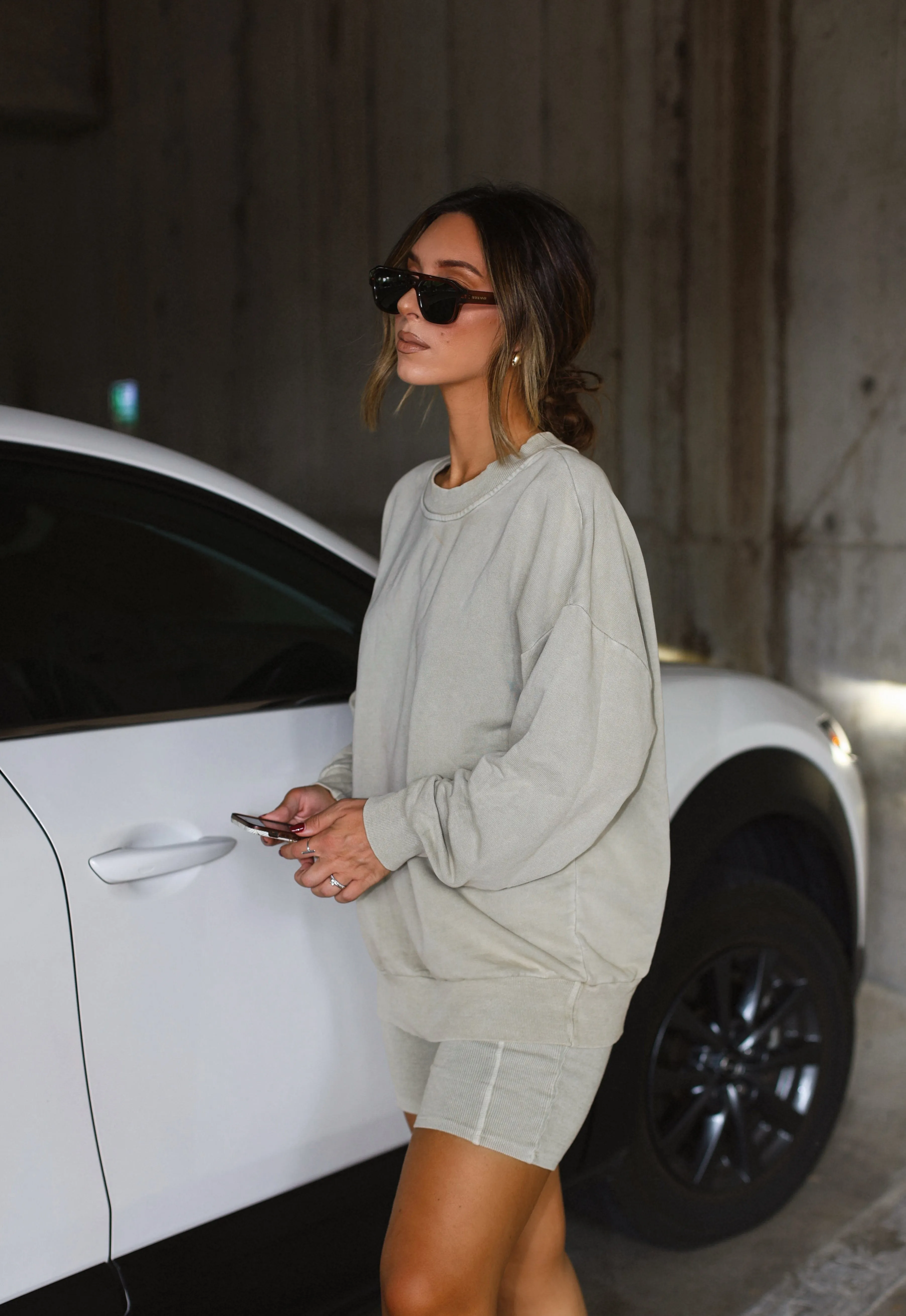 Washed Oversized Pullover