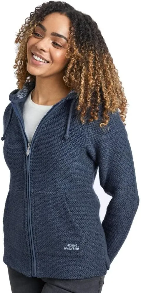 Weird Fish Ladies Weylin Full Zip Macaroni Hoody