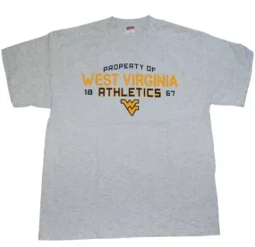 West Virginia Mountaineers The Cotton Exchange Gray Athletics T-Shirt (L)