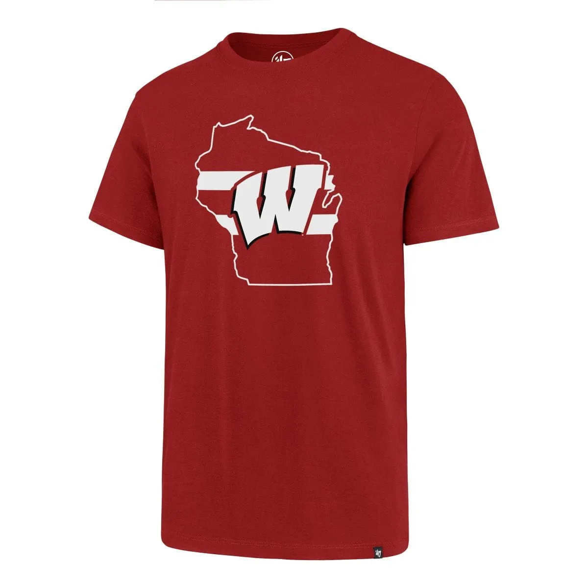 Wisconsin Badgers 47 Brand Red Regional Super Rival T-Shirt