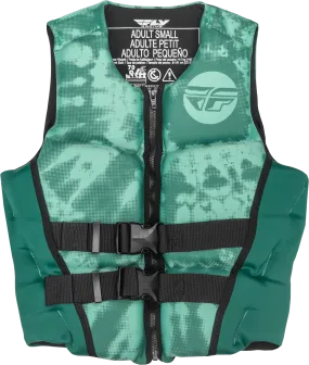 WMN'S NEOPRENE FLOTATION VEST DARK TEAL/LIGHT TEAL SM