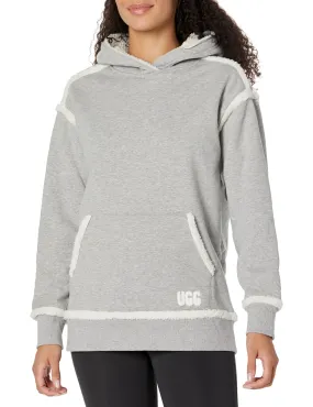 Women's Apparel UGG JOANNE Bonded Fleece Hoodie Sweater 1132553 GREY HEATHER