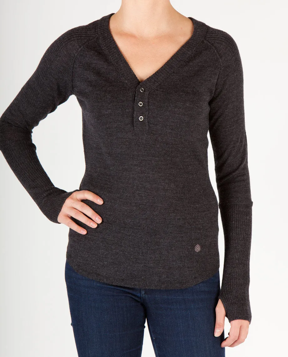 Women's Cantata Merino Henley Sweater