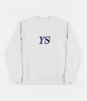 Yardsale YS Tartan Crewneck Sweatshirt - Ash