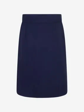 Zeco Girls School Pencil Skirt in Navy